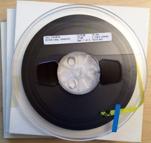 audio tape reel